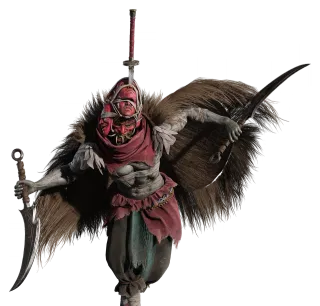 Phantom Blade Zero boss Qiu Feng, the Crimson Boneblade