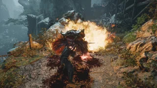 Phantom Blade Zero weapon Flaming Mane in a fight