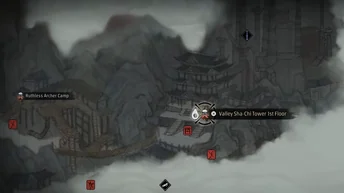 Phantom Blade Zero map of Weeping Creek Valley